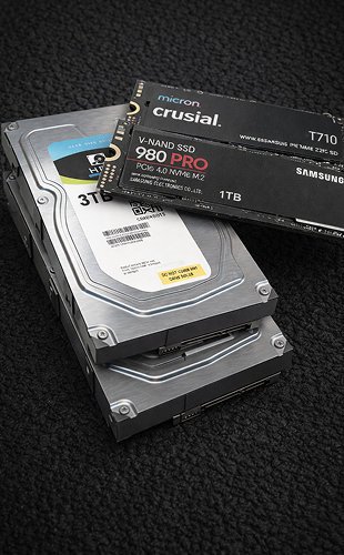SSD and HDD